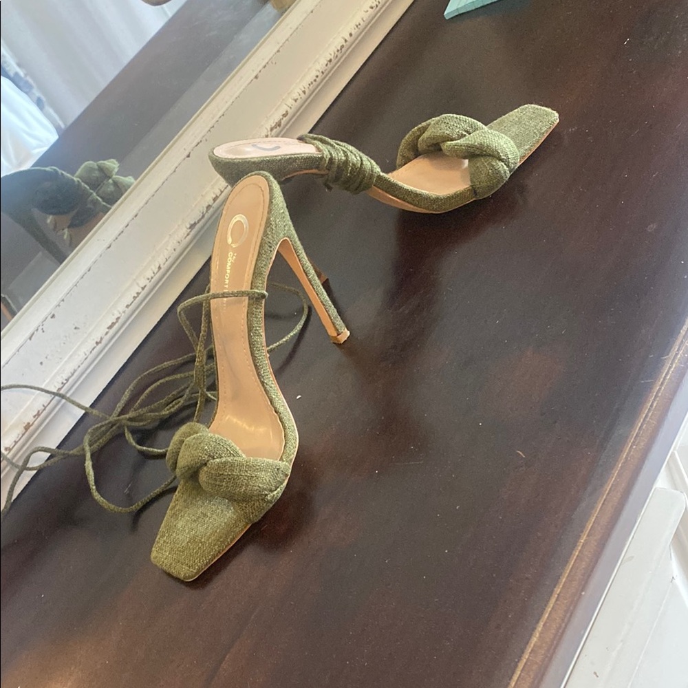 Comfortview Green Heels Stylish Comfort - Picture 10 of 11